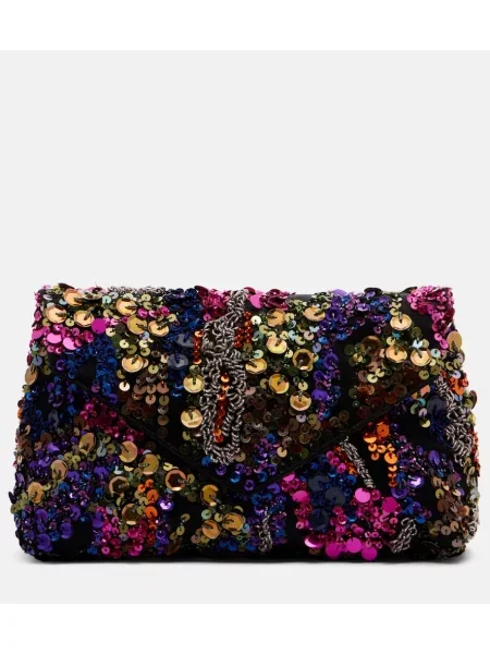 Сатенена чанта тип портмоне Dries Van Noten