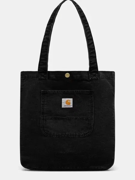 Сумка Carhartt Wip с камнями из канваса черная