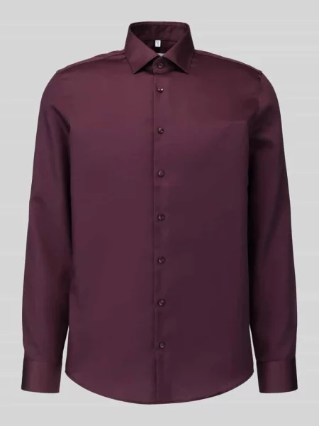 Koszula o kroju slim fit z czystej bawełny model New Kent' Seidensticker