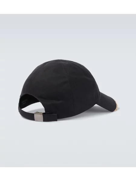 Șapcă Gucci din canvas negru