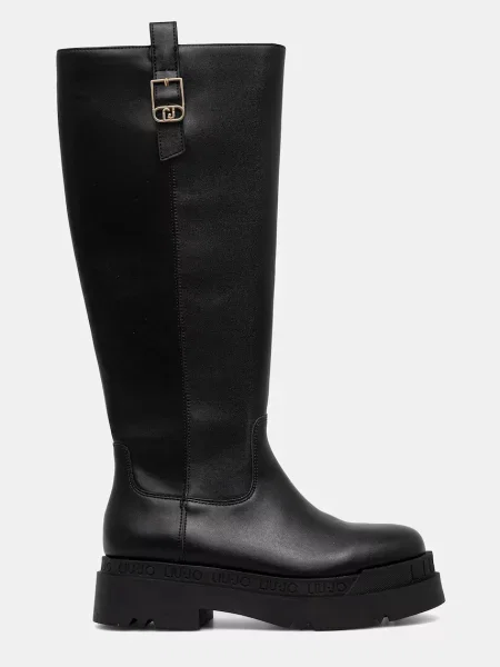 Чоботи Liu Jo LOVE 64 на плоскому ходу чорний