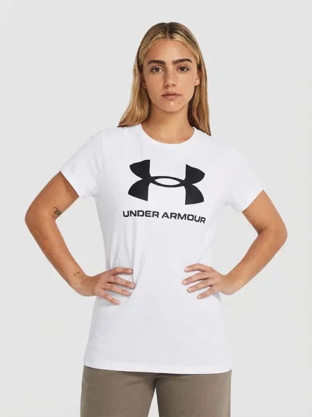 Футболка Under Armour с автографом белая