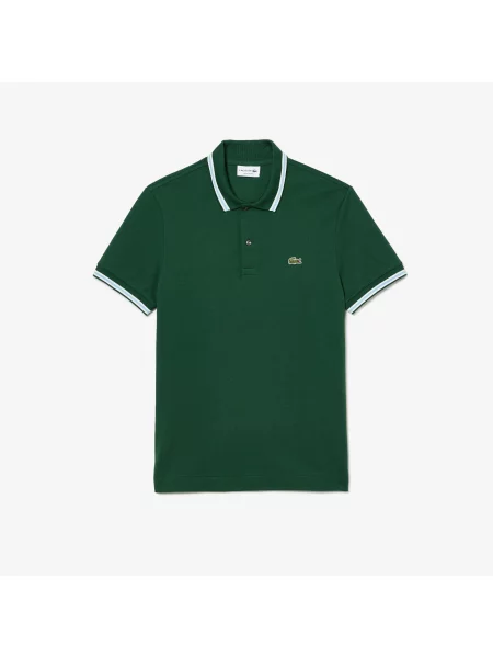 Поло Lacoste зеленое