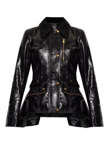 Geanta de piele Alexander Mcqueen negru