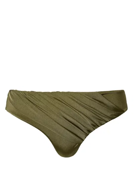 Bikini Twinset plisat verde