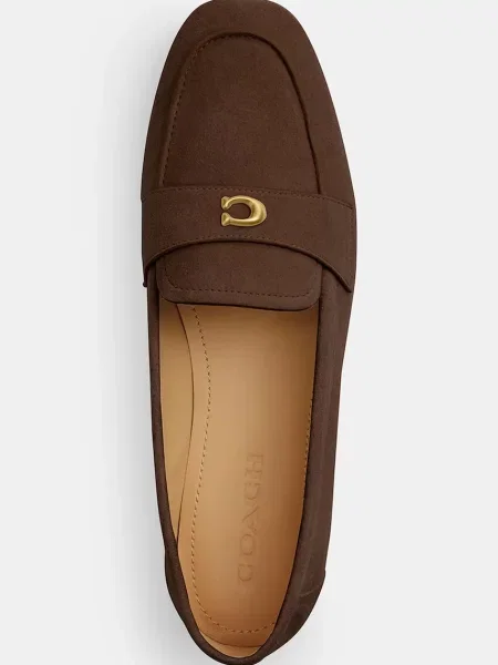 Замшевые мокасины Coach