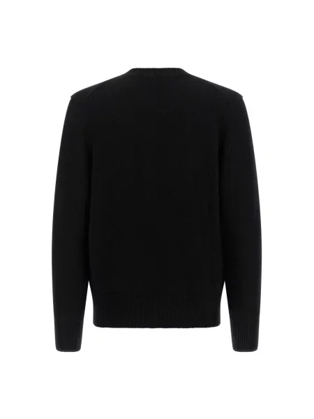 Sweter Burberry wełniany czarny