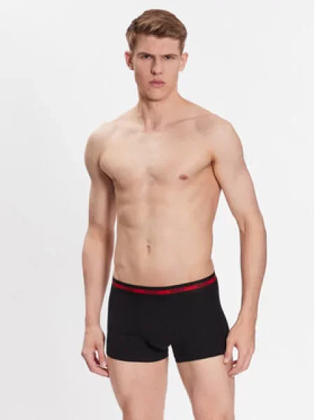 Strečové kraťasy Hugo Boss černé