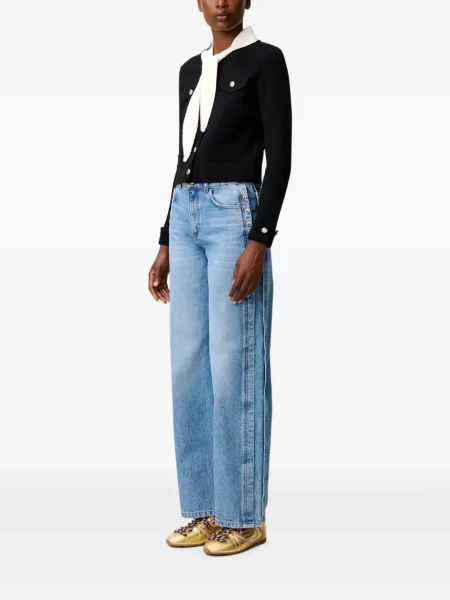 Πλεκτή ζακέτα Claudie Pierlot chunky μαύρο