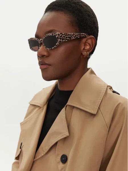 Jacquemus ochelari de soare OVALO negru