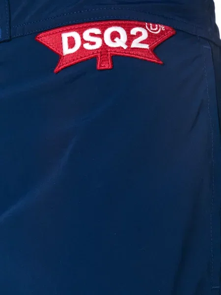 Fürdőruha Dsquared2 autogrammal kék