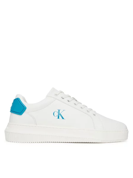 Superge Calvin Klein Jeans Chunky Cupsole Ru Patch Lth bela