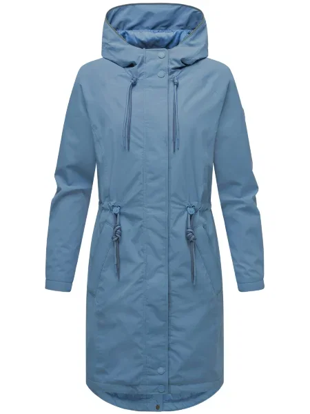 MARIKOO Palton de primăvară-toamnă Megumii deschis albastru