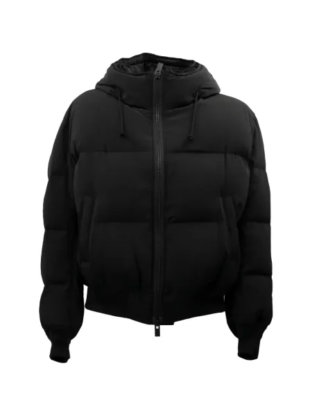 Geacă Yohji Yamamoto cu glugă negru