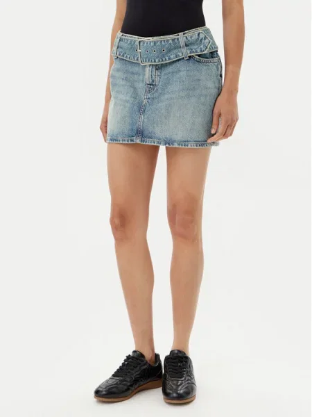 HUGO Джинсова спідниця Gamini Голубий