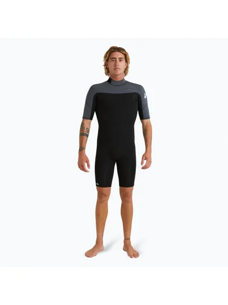 Мъжки неопренов костюм за плуване Quiksilver Everyday Sessions SS SP BZ black/gun metal черно