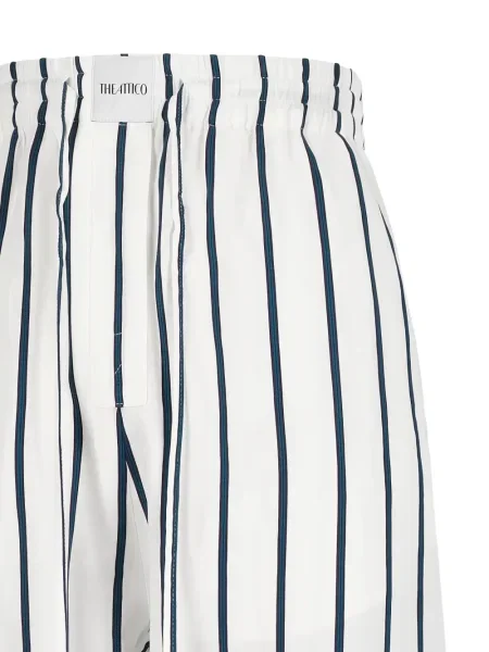Pantaloni The Attico cu dungi alb