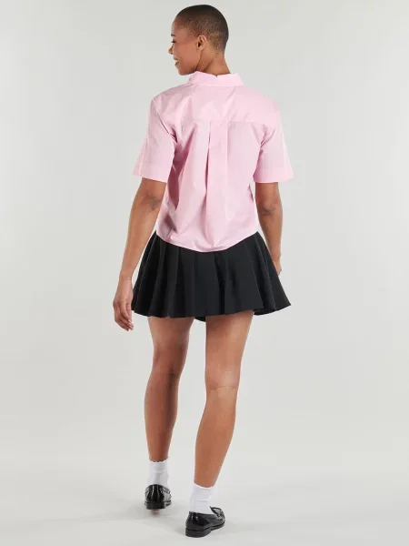 Košeľa Tommy Hilfiger popelín ružová