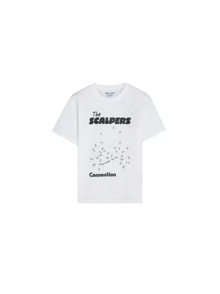 Scalpers Tricou funcțional alb