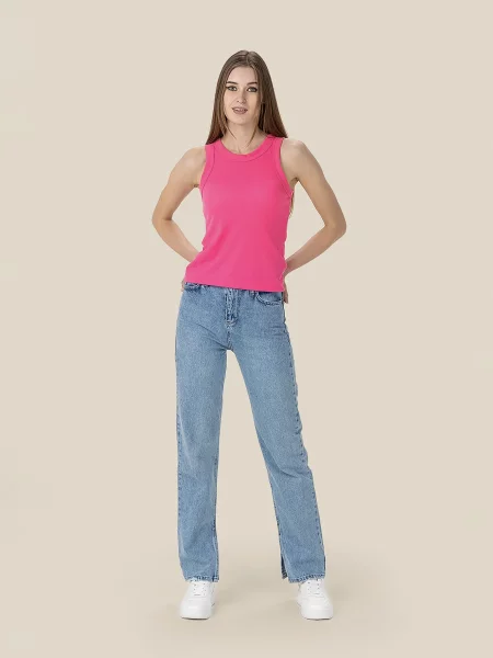 LAWA Майка Малиновий Бавовна/поліестер/спандекс