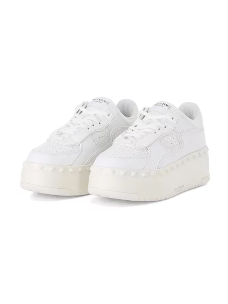 Sneakersy Valentino skórzane białe