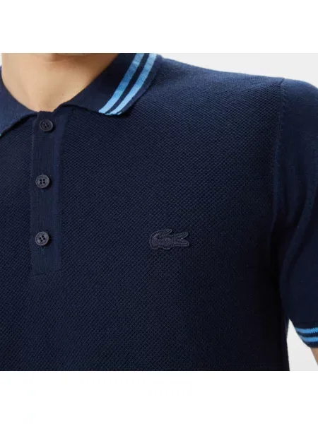 Lacoste Swetry Lacoste granatowy