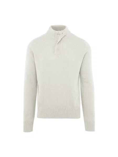 Sweter Bomboogie wełniany biały