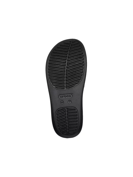 Pantofi Crocs cu platformă cu bretele negru