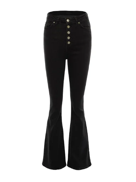 Trendyol Jeans denim negru