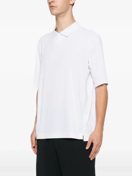 Tricou polo Oakley cu imagine alb