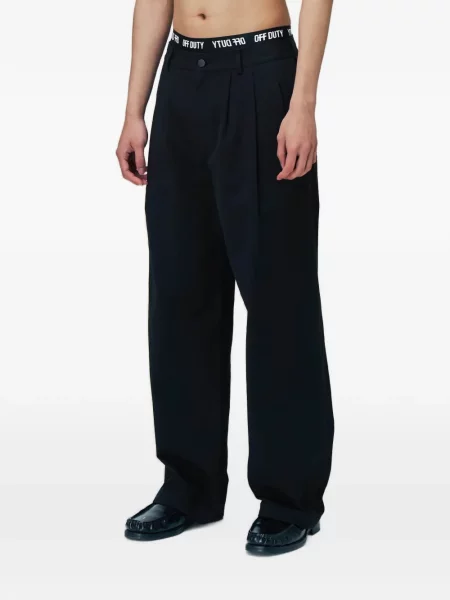 Pantaloni Off Duty plisate negru