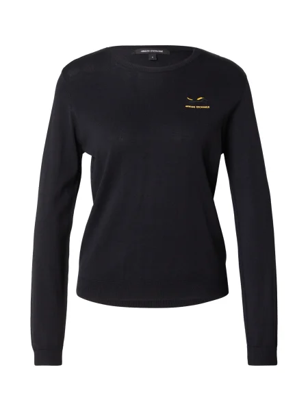 ARMANI EXCHANGE Pulover galben auriu negru