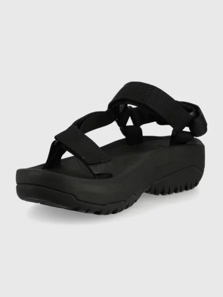 Sandály Teva W'S Hurricane Ampsole na platformě černá