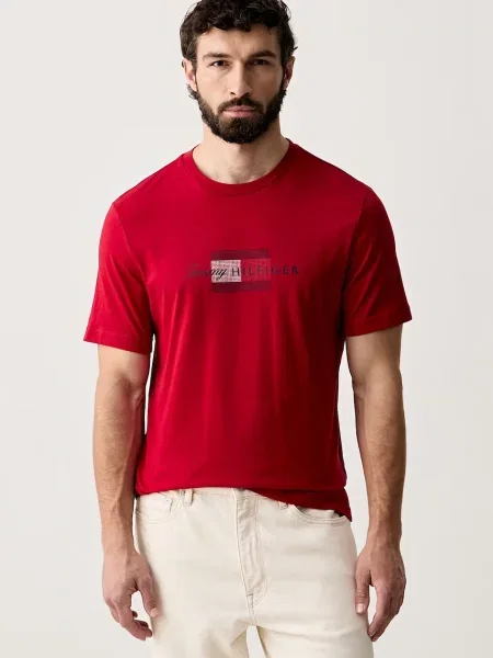 Tommy Hilfiger T-shirt czerwona