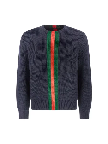 Sweter Gucci wełniany niebieski
