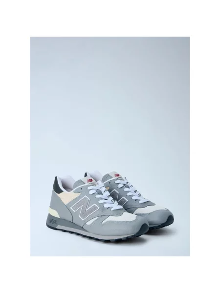 Sneakersy New Balance skórzane szare