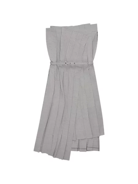 Cu centură rochie mini Junya Watanabe asimetrică negru
