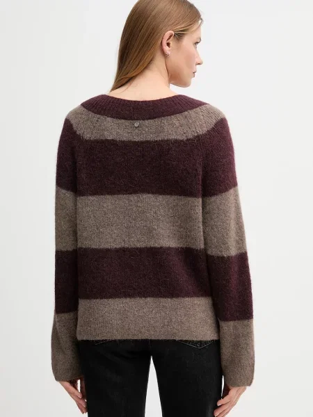 Светр із додаванням вовни Mos Mosh TACI бордовий