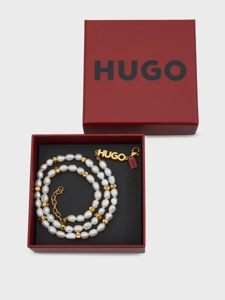 Ожерелье Hugo белое