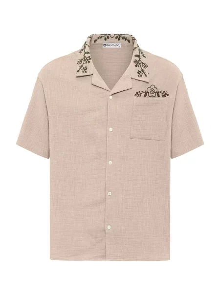 Dandalo Cămașă Rob maro închis / maro amestecat / închis verde