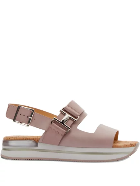 Sandale Hogan din piele roz