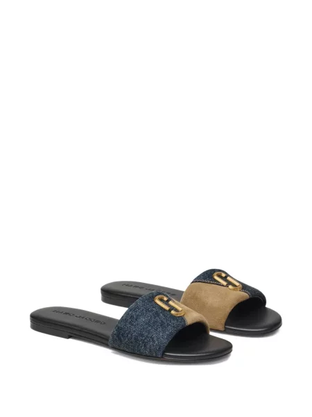 Sandale Marc Jacobs cu autograf albastru