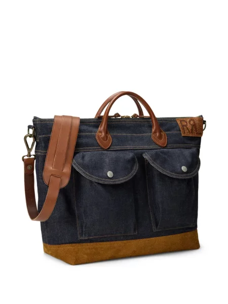 Geantă Ralph Lauren Rrl albastru