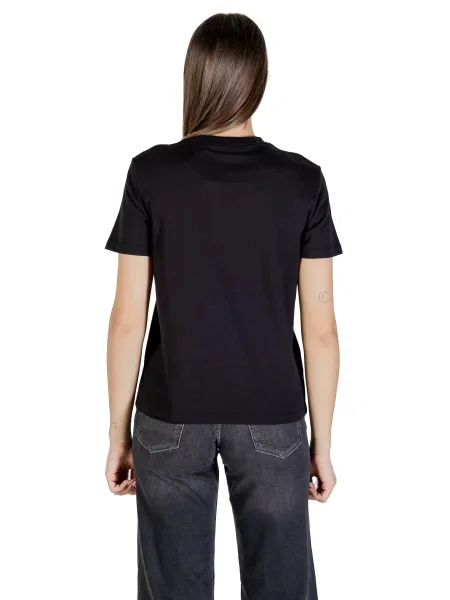 Тениска Calvin Klein Jeans дамска черно