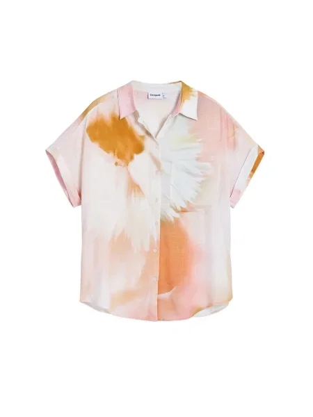 Cămașă Desigual cu model floral alb