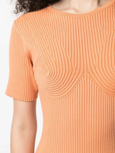 Odgovarati haljina Stella Mccartney narančasta