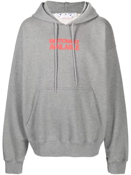 Hanorac cu glugă Off-white alb