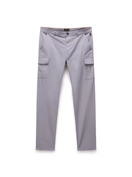 Napapijri Kalhoty z materiálu šedá