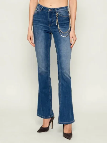 Liu Jo Blugi Flare Fit albastru