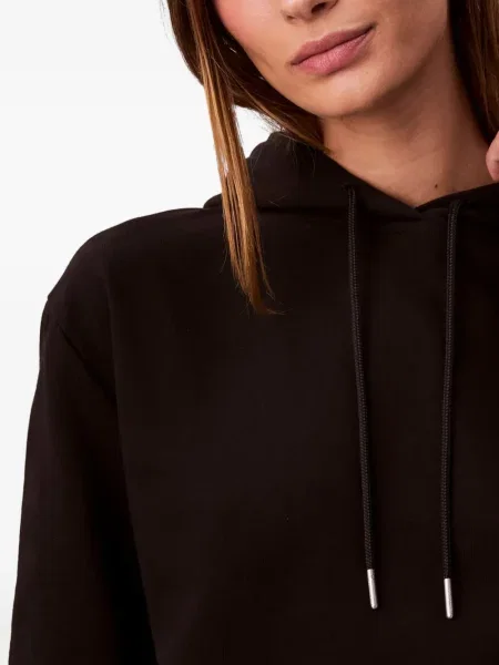 Hanorac cu glugă Calvin Klein Jeans negru